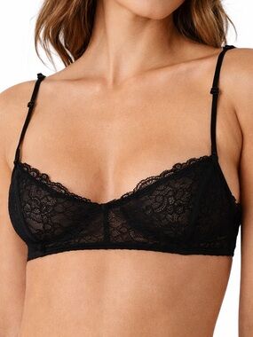 Free people Black Lace Bralette - Women Intimates